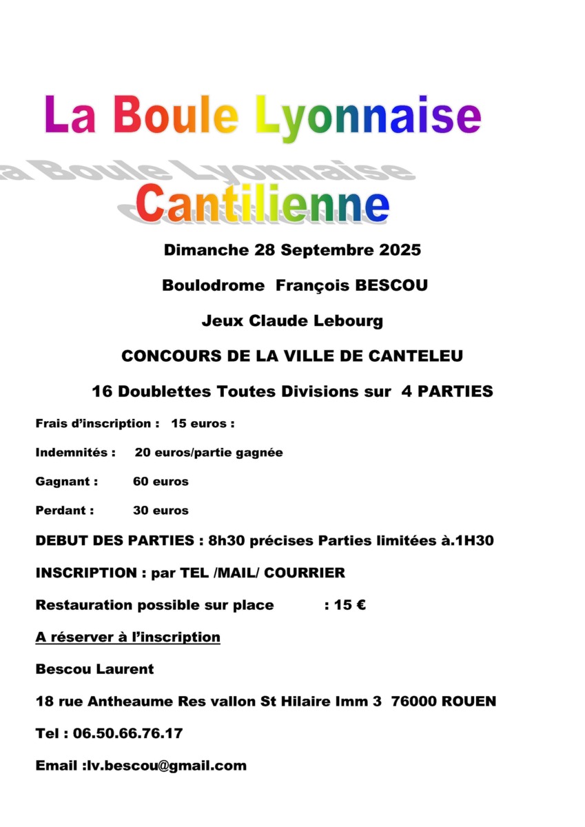 16 Doublettes Canteleu